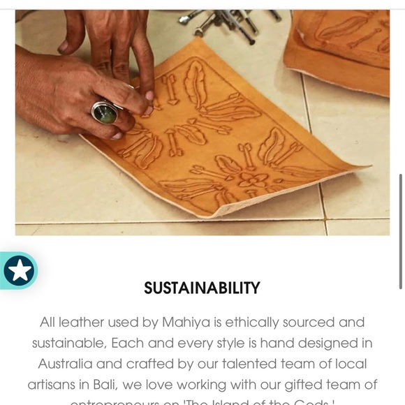 New condition Mahiya Ethically Sourced Leather Boho Handbag - Picture 10 of 16